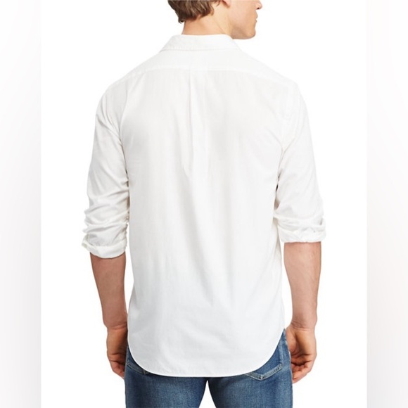 POLO RALPH LAUREN MEN WHITE SHIRT BEACH TWILL SIZE XL - Picture 3 of 17